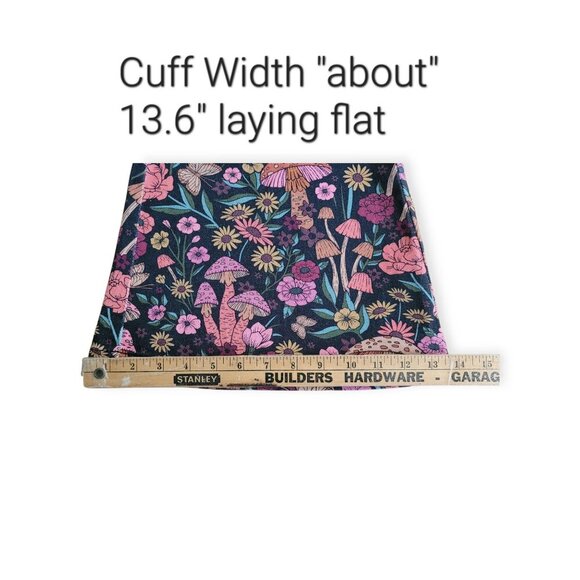 Current Mood Retro Mushroom Print Flared Pants S - Picture 13 of 15